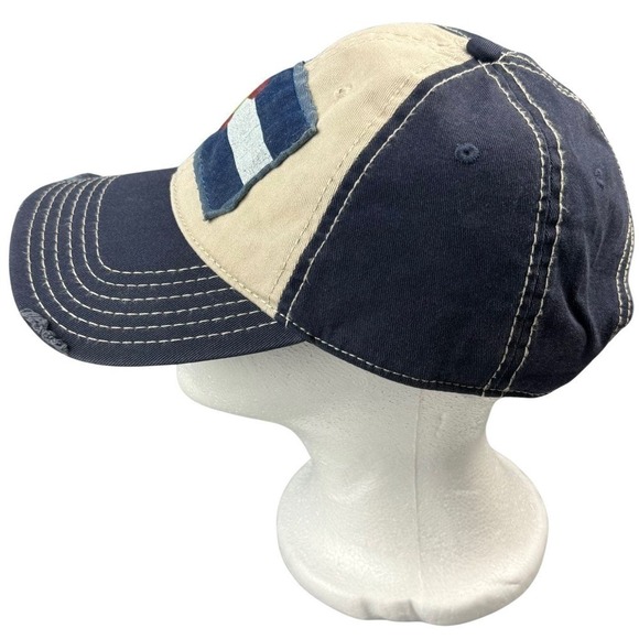 Otto Cap Colorado Patch Navy Blue Adjustable‎ Backstrap Distressed One Size Hat - Picture 4 of 9
